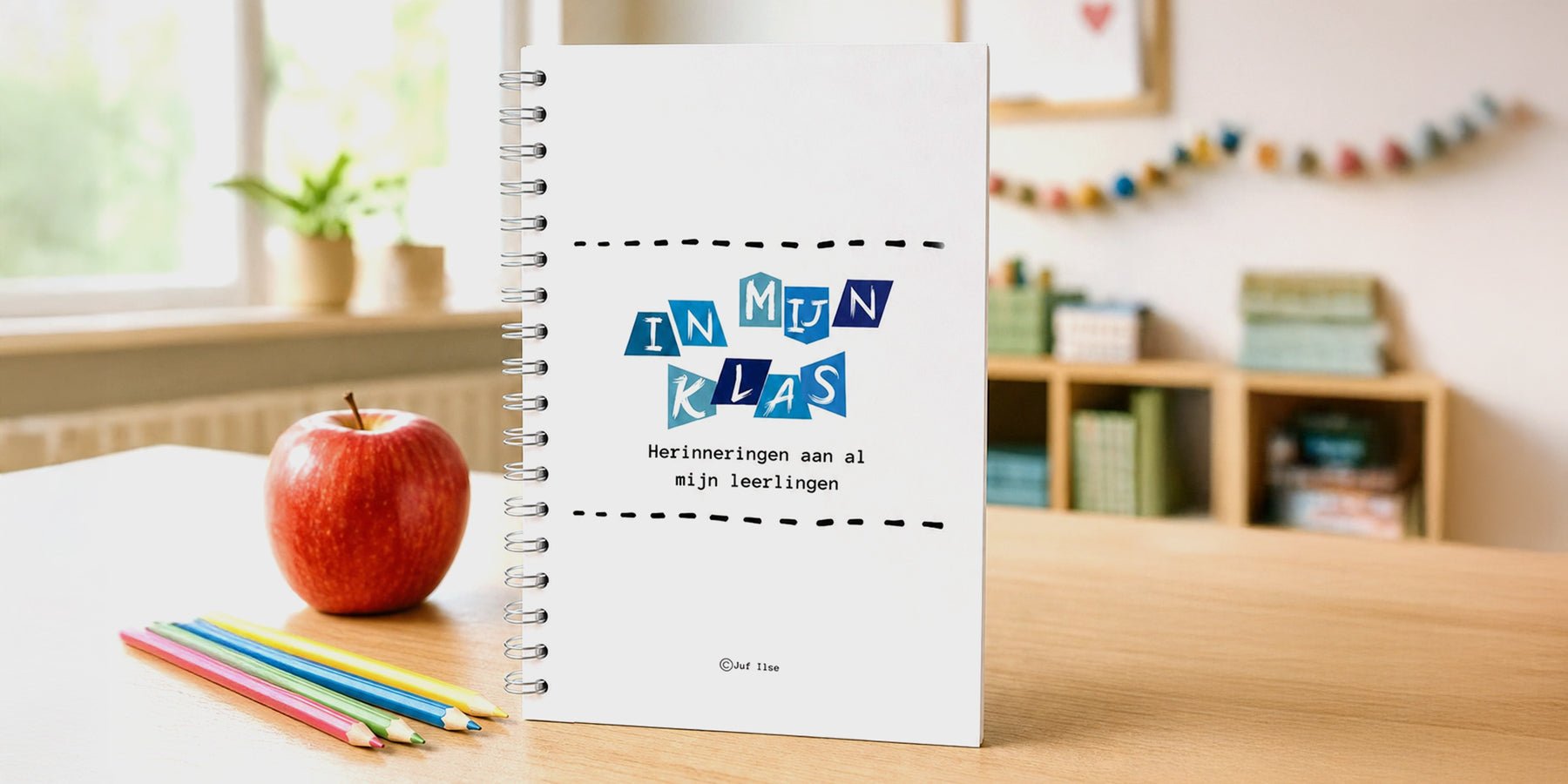 Houd basisschoolherinneringen vast en win dit Juf Ilse schoolfotoboekset - Happlify