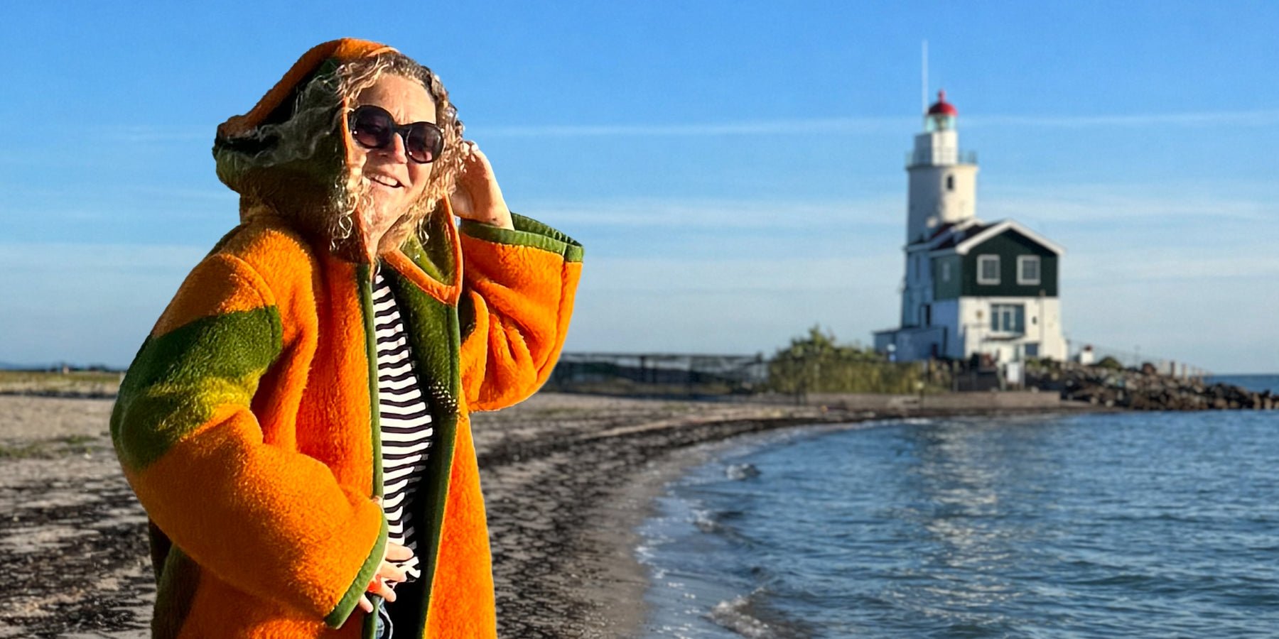 Happycoat wollen jas van retro dekens