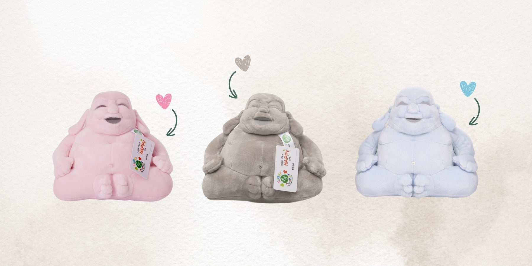 Win een Huggy Buddha Junior naar keuze (en geef geluk cadeau)