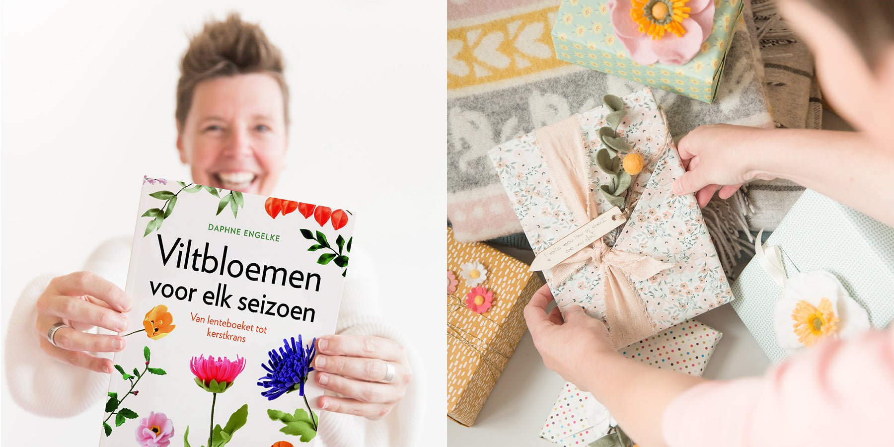 Win het boek Viltbloemen voor elk seizoen van De Viltbloemist