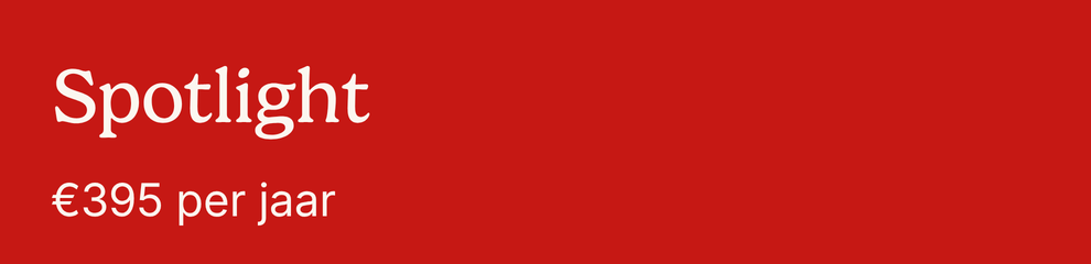 Happlify webshop vermelding - spotlight