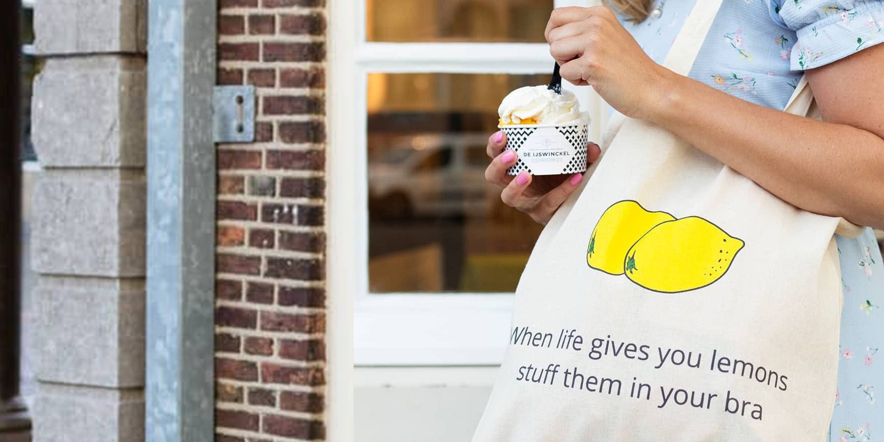 Tien jaar na het tasjesverbod is de katoenen tas het reclamebord dat de stad in loopt