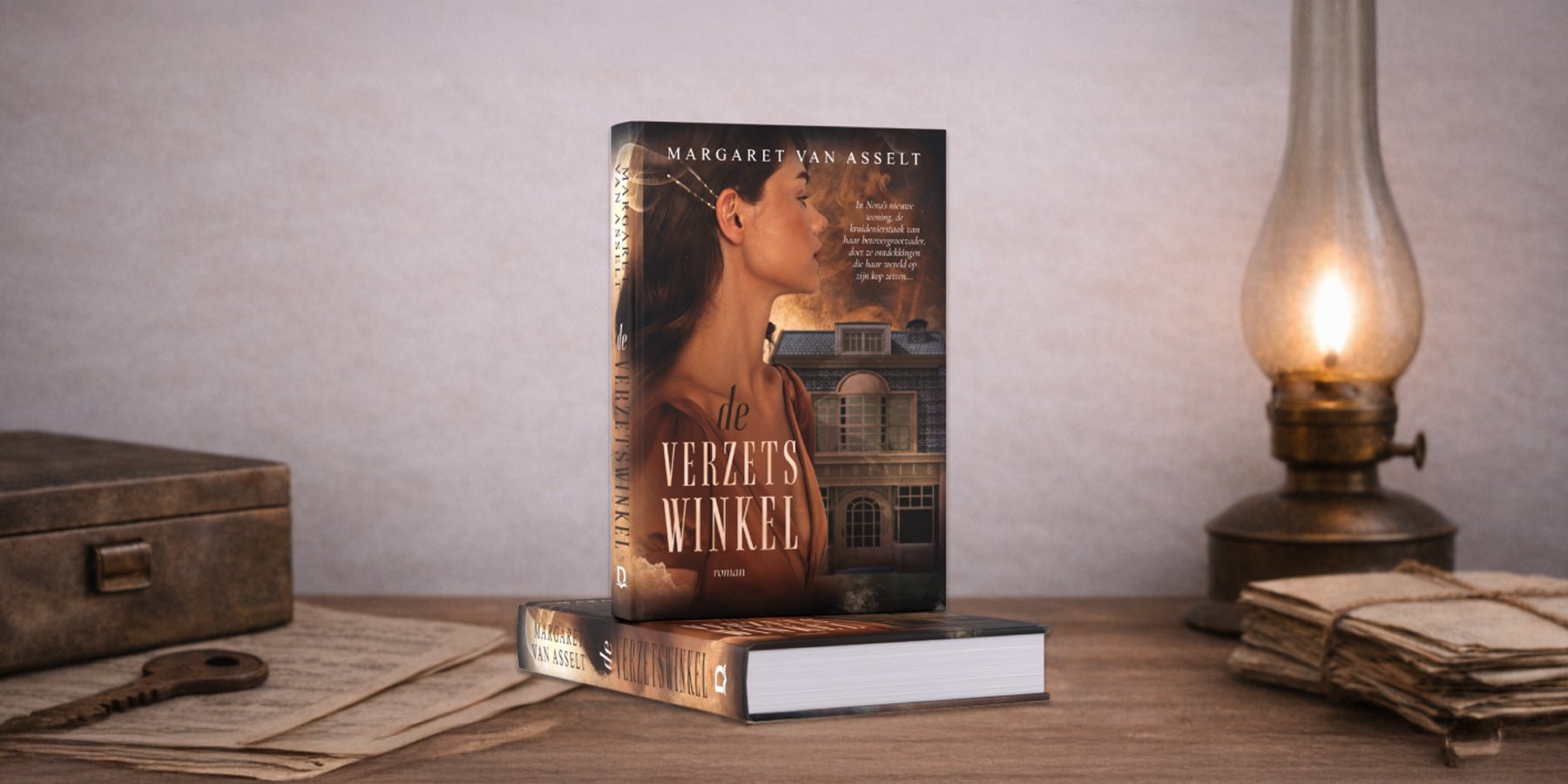 Van webshopondernemer tot auteur: Margaret van Asselt debuteert met De Verzetswinkel - Happlify
