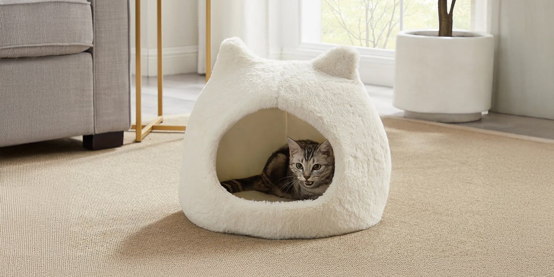 Win de ultieme fluffy schuilplek voor je kat van Ik Miauw van Jou