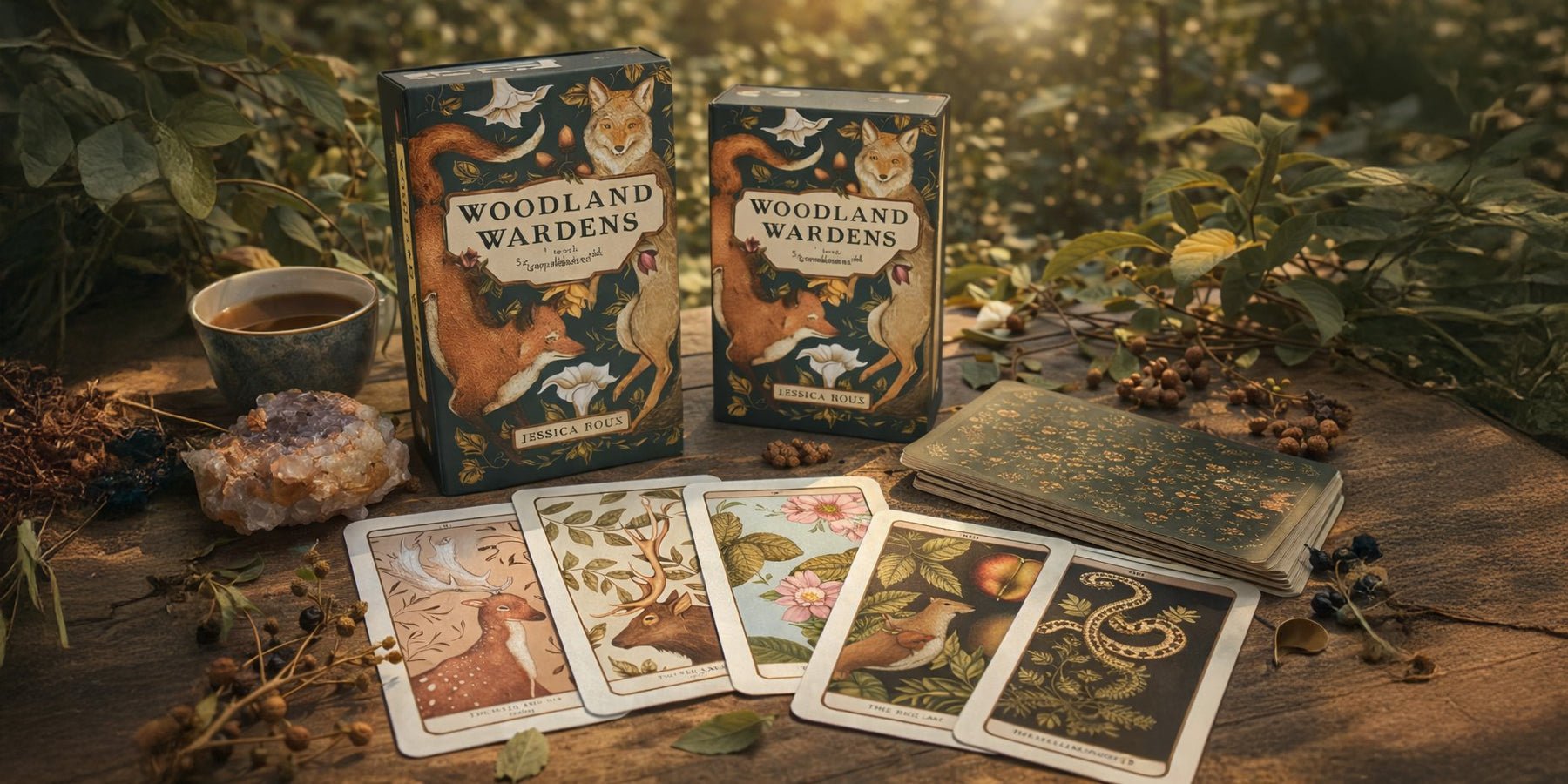 Woodland Wardens: prachtige orakelkaarten die je verbinden met de natuur