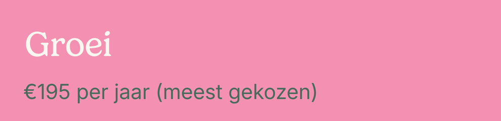 Happlify webshop vermelding - groei